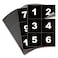 iSYFIX Black Consecutive Number Stickers 1 to 100 3inch 1 Set Vinyl Self Adhesive Premium Decal Ideal for Inventory Storage Organizing Boxes Bins Toolbox Lockers More IndoorOutdoor