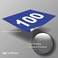 iSYFIX Blue Consecutive Number Stickers 1 to 100 15inch 1 set Vinyl Self Adhesive Premium Decal Ideal for Inventory Storage Organizing Boxes Bins Toolbox Lockers More IndoorOutdoor