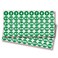 iSYFIX Green Consecutive Number Stickers 1 to 100 1inch 1 Set Vinyl Self Adhesive Premium Decal Ideal for Inventory Storage Organizing Boxes Bins Toolbox Lockers More IndoorOutdoor