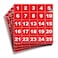 iSYFIX Red Consecutive Number Stickers 1 to 100 15inch 1 Set Vinyl Self Adhesive Premium Decal Ideal for Inventory Storage Organizing Boxes Bins Toolbox Lockers More IndoorOutdoor