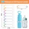Jactales Waterproof Name Labels for Kids Child SelfLaminatingDishwasher Safe Name Stickers for DaycareSchool SuppliesToddler Baby BottlesSippy CupsTravel Size Water Bottles Washable136 PCS