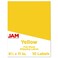 JAM Paper JAM PAPER Full Sheet Shipping Labels Printable Sticker Paper 8 12 x 11 Yellow 10 Full PagesPack
