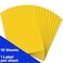 JAM Paper JAM PAPER Full Sheet Shipping Labels Printable Sticker Paper 8 12 x 11 Yellow 10 Full PagesPack
