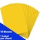 JAM Paper JAM PAPER Full Sheet Shipping Labels Printable Sticker Paper 8 12 x 11 Yellow 10 Full PagesPack