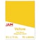 JAM Paper JAM PAPER Full Sheet Shipping Labels Printable Sticker Paper 8 12 x 11 Yellow 10 Full PagesPack