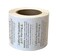 Keen Eye, Keen Eye California Proposition Prop 65 Warning Labels 12inch Rectangle 500 Glossy Stickers NonPerforated Roll STKR500RLGLP65