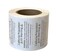 Keen Eye, Keen Eye California Proposition Prop 65 Warning Labels 12inch Rectangle 500 Glossy Stickers NonPerforated Roll STKR500RLGLP65