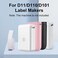 DEEPIN Label Maker Tape 05x43 Cable Label Print Paper for D11D110D101 Label Printer Sticker Paper SelfAdhesive Label Tape for Office Industry Cable 65 LabelsRoll White