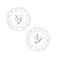 Lashicorn Laid On Date Stickers 50 Pack 2 Round Stickers Farm Fresh Stickers Egg Carton Stickers Date Stickers for Fresh Eggs White and Black with Chicken Design