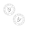 Lashicorn Laid On Date Stickers 50 Pack 2 Round Stickers Farm Fresh Stickers Egg Carton Stickers Date Stickers for Fresh Eggs White and Black with Chicken Design