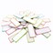 SpriteGru Magnetic Dry Erase Labels Name Plates White Board 40 Labels 8 Colors22 x12