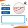 MICROLESS Microless Dry Erase Magnetic Labels 48 Pcs 6x8 32x12 inches Best for Classroom Home Kitchen Office Craft Reusable Magnetic Dry Erase Labels with Strong Adhesion in 8 Colors