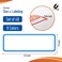 MICROLESS Microless Dry Erase Magnetic Labels 48 Pcs 6x8 32x12 inches Best for Classroom Home Kitchen Office Craft Reusable Magnetic Dry Erase Labels with Strong Adhesion in 8 Colors