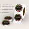 Mobiusea Creation Body Scrub Containers Labels Roll 2 Inch Gold Foil 300 Waterproof Stickers for Small Plastic Containers Ideal for Sugar Scrubs Body Scrubs Cosmetic Jars with Lids