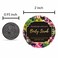 Mobiusea Creation Body Scrub Containers Labels Roll 2 Inch Gold Foil 300 Waterproof Stickers for Small Plastic Containers Ideal for Sugar Scrubs Body Scrubs Cosmetic Jars with Lids