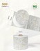 MUNBYN 2 Inch Round Shell Texture Thermal Labels Waterproof Circle Stickers for Small Business 500 LabelsRoll White