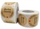 Musesland Kraft 15 Spanish Muchas Gracias Thank You Stickers Roll 1000Pcs Packaging for Small Business