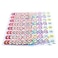 PARLAIM Number Labels Stickers 1 Inch Round 140 Polka Dot 520 Pcs Colorful Labels Stickers for Office and Classroom