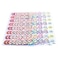 PARLAIM Number Labels Stickers 1 Inch Round 140 Polka Dot 520 Pcs Colorful Labels Stickers for Office and Classroom