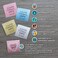 Pelikus Thermal Labels for Packaging Small Business Color Coding Yellow 175 Square