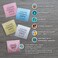 Pelikus Thermal Labels for Packaging Small Business Color Coding Yellow 175 Square