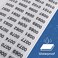 Prasacco 2100 Pcs Consecutive Numbered Inventory Stickers 039 x 075 Inch Waterproof Number Labels