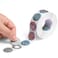 Qrikko Holographic Scratch Off Sticker 1inch Round Scratch Off Label 1000pcsroll