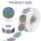 Qrikko Holographic Scratch Off Sticker 1inch Round Scratch Off Label 1000pcsroll