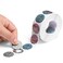 Qrikko Holographic Scratch Off Sticker 1inch Round Scratch Off Label 1000pcsroll