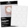 Craftiff Round Labels Stickers 25 inches Printable Vinyl Waterproof Matte White Sticker Paper 135 Customizable Labels Compatible with 22562