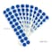 Solitary Walker 200Pcs Tamper Evident Security Void Stickers Diameter 1 inch Round Blue Complete Transfer Tamper Proof Labels Safety Torn up Invalid Seals Tape