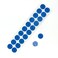 Solitary Walker 200Pcs Tamper Evident Security Void Stickers Diameter 1 inch Round Blue Complete Transfer Tamper Proof Labels Safety Torn up Invalid Seals Tape