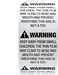 SBLABELS Suffocation Warning Labels 1000 FBA Suffocation Alert Stickers 2 x 2 Square Packaging Notice LabelMade in The USA