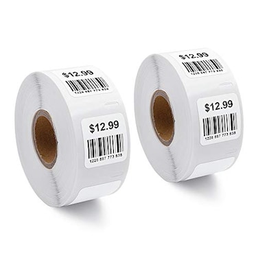 Suminey QR Code Labels Compatible Dymo 30332 1 x 1 Square Multipurpose Labels Compatible with Dymo Labelwriter 450 450 Turbo 4XL Munbyn Zebra Desktop Printers 2 Rolls1500 Lables