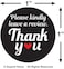 Superb Home Please Kindly Leave A Review Thank You Stickers 1000 Black 1 Round Packaging Labels Compatible for Amazon Ebay Etsy Shopify Walmart Product Reviews Policy Supporting My Small Business