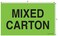 tabbies Tabbies 43532 Mixed Carton Shipping Labels 12 Rolls6000 Labels 3 x 5 in Fluorescent Green SelfAdhesive Package Warning Stickers for Cartons Warehouse