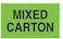 tabbies Tabbies 43532 Mixed Carton Shipping Labels 12 Rolls6000 Labels 3 x 5 in Fluorescent Green SelfAdhesive Package Warning Stickers for Cartons Warehouse