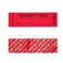 TLK&FBB Tamper Evident Proof Security Warranty Void Total Transfer Seals Stickers High Security Tamper for Reusable Package Serial Numbers120 pcs 1 x 335Inchesred
