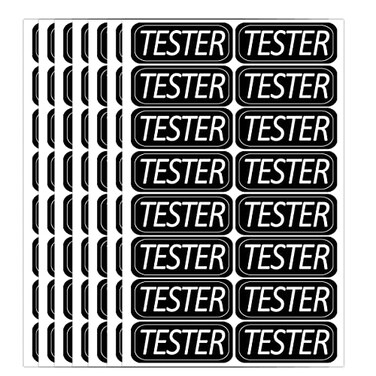 Top label Tester Stickers15X05 Inches Self Adhesive Label Stickers for Product Identification and Convenient Organization600 Pcs in Total