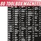 Itera Toolbox Organization Magnetic Labels80 Large Tool Chest Organizer LabelsStrong MagnetsFits All Brands of Steel Tool Box DrawersBlack 3125x10 in