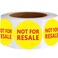 Top label Not for Resale Labels for Retail Store2 Inch Inventory Stickers500 Pcs Per Roll