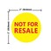 Top label Not for Resale Labels for Retail Store2 Inch Inventory Stickers500 Pcs Per Roll