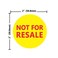 Top label Not for Resale Labels for Retail Store2 Inch Inventory Stickers500 Pcs Per Roll