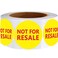 Top label Not for Resale Labels for Retail Store2 Inch Inventory Stickers500 Pcs Per Roll