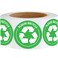 Top label Please Recycle SelfAdhesive StickersWeatherproof Recycle Sign 2 Inch 500 Pcs Per Roll
