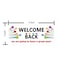 Top label Welcome Back to School Sticker LabelBacktoSchool Present Package Stickers4X2 Inch120 Pcs Per Pack