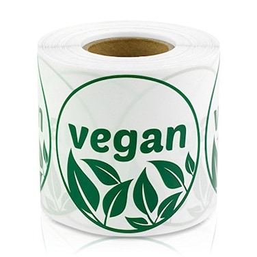 OfficeSmartLabels Vegan Stickers 2 inch Green Round 300 Labels