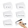 Yamsop Dry Erase Magnetic Labels 4x2 Inch 40 Pieces Reusable Magnetic Dry Erase Labels for Whiteboards Locker School Classroom Office Home