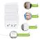 Yamsop Dry Erase Magnetic Labels 4x2 Inch 40 Pieces Reusable Magnetic Dry Erase Labels for Whiteboards Locker School Classroom Office Home