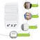 Yamsop Dry Erase Magnetic Labels 4x2 Inch 40 Pieces Reusable Magnetic Dry Erase Labels for Whiteboards Locker School Classroom Office Home